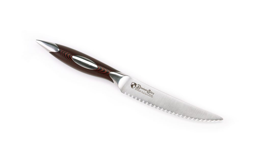 5” Serrated Steak Knife with G10 Handle Rhineland Cutlery